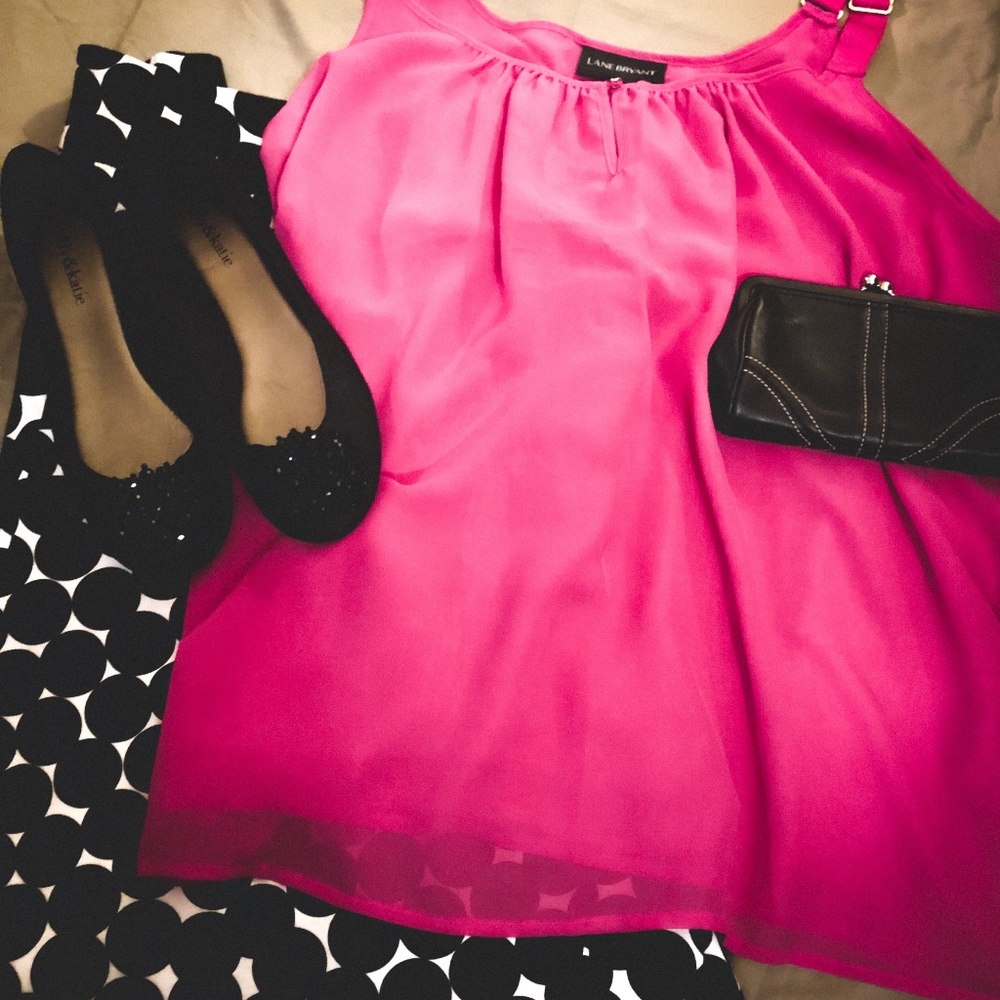 Pink Fuchsia Lane Bryant Cami